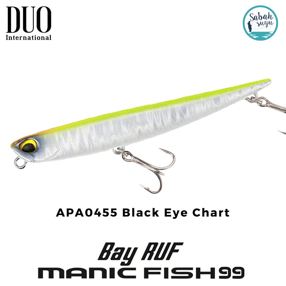 Duo Bay Ruf Manic Fish 99 APA0455 Black Eye Chart