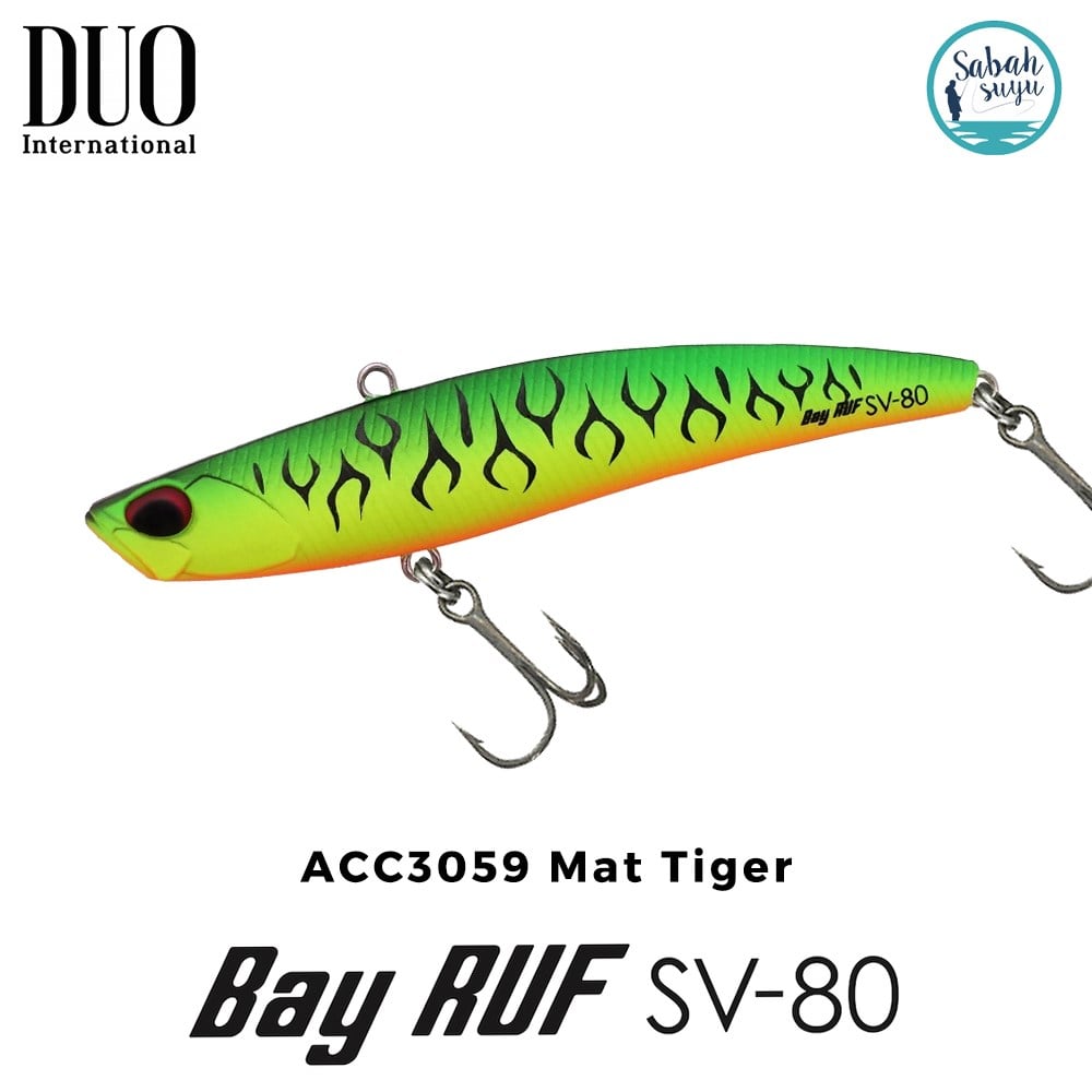 Duo Bay Ruf SV 80 8cm 15gr ACC3059 Mat Tiger Vibrasyon Maket Balık