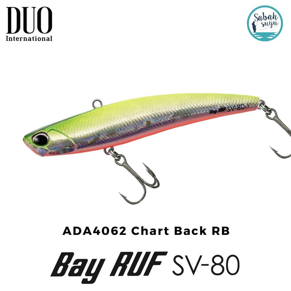 Duo Bay Ruf SV 80 8cm 15gr ADA4062 Chart Back RB Vibrasyon Maket Balık