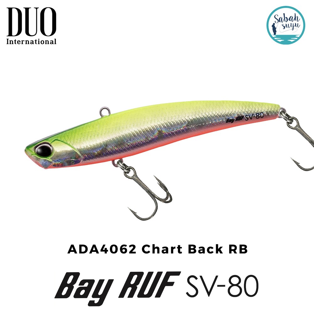 Duo Bay Ruf SV 80 8cm 15gr ADA4062 Chart Back RB Vibrasyon Maket Balık