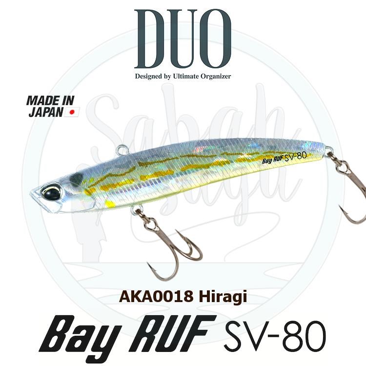 Duo Bay Ruf SV 80 8cm 15gr AKA0018 Hiragi Vibrasyon Maket Balık