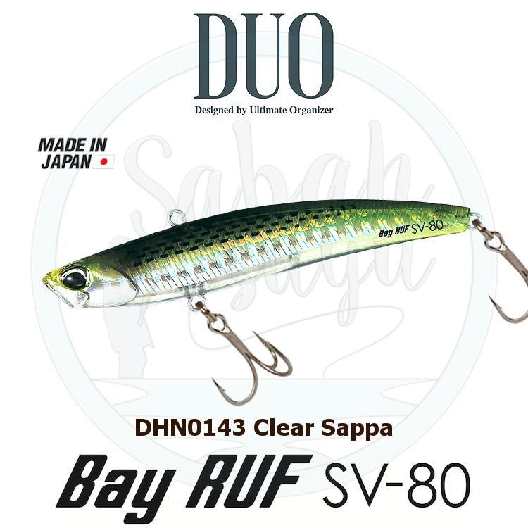 Duo Bay Ruf SV 80 8cm 15gr DHN0143 Clear Sappa Vibrasyon Maket Balık