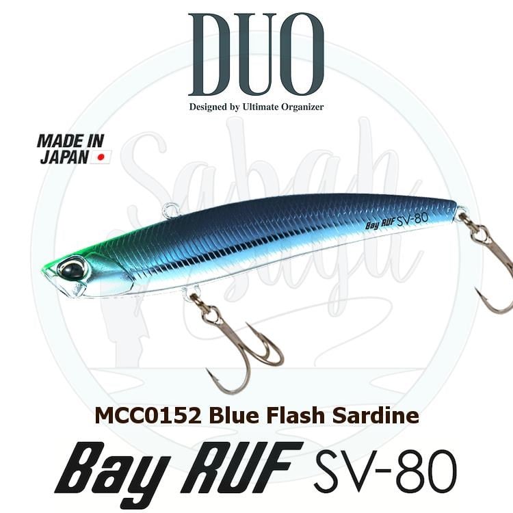 Duo Bay Ruf SV 80 8cm 15gr MCC0152 Blue Flash Sardine Vibrasyon Maket Balık