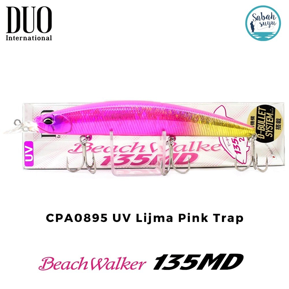Duo Beach Walker 135MD CPA0895 UV Lijma Pink Trap Maket Balık