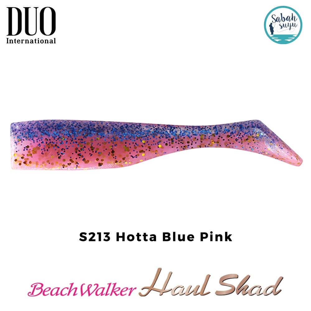 Duo Beach Walker Haul Shad Silikon Kuyruk 9.5 cm S213 Hotta Blue Pink