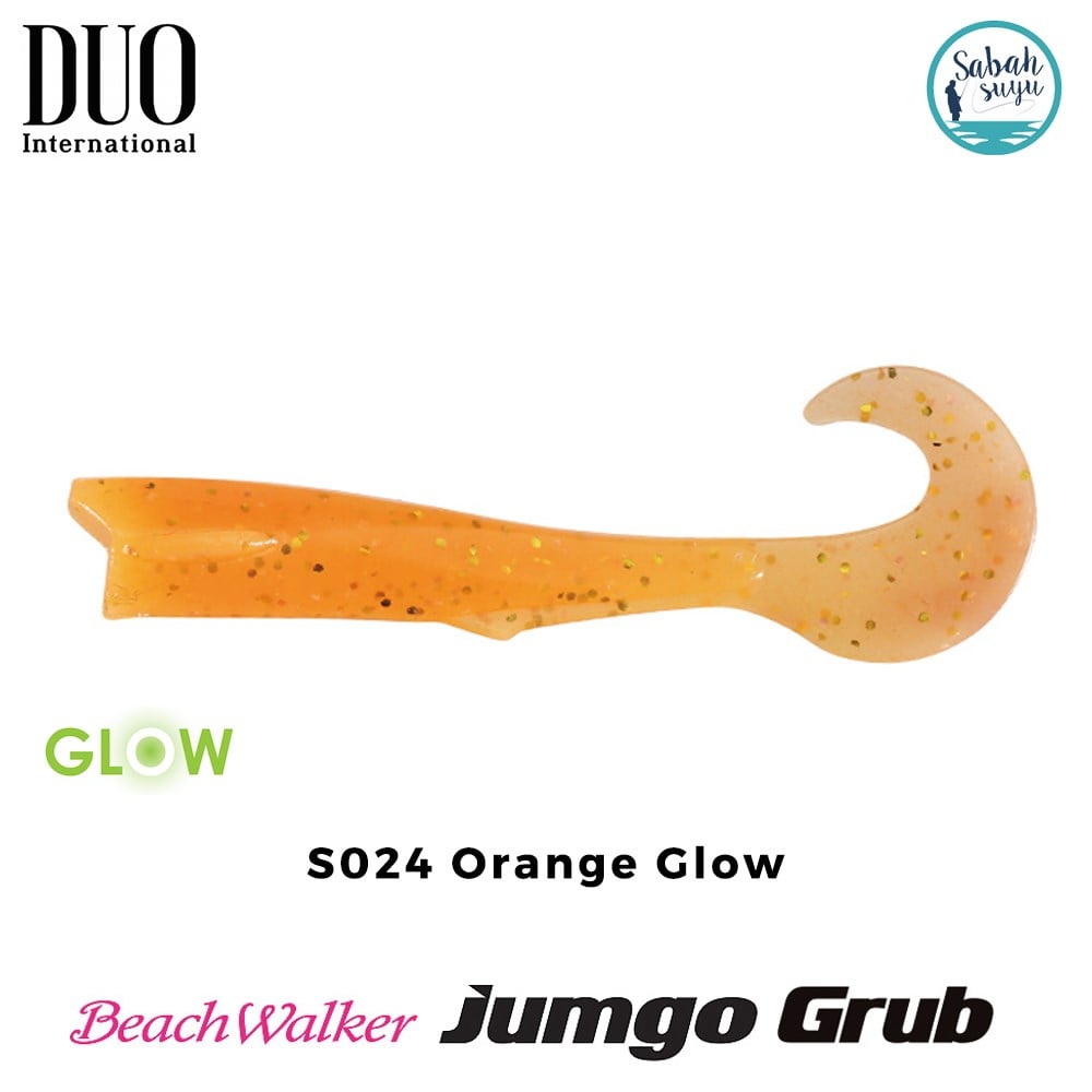 Duo Beach Walker Jumgo Grub Kuyruk 8cm S024 Orange Glow (X5)