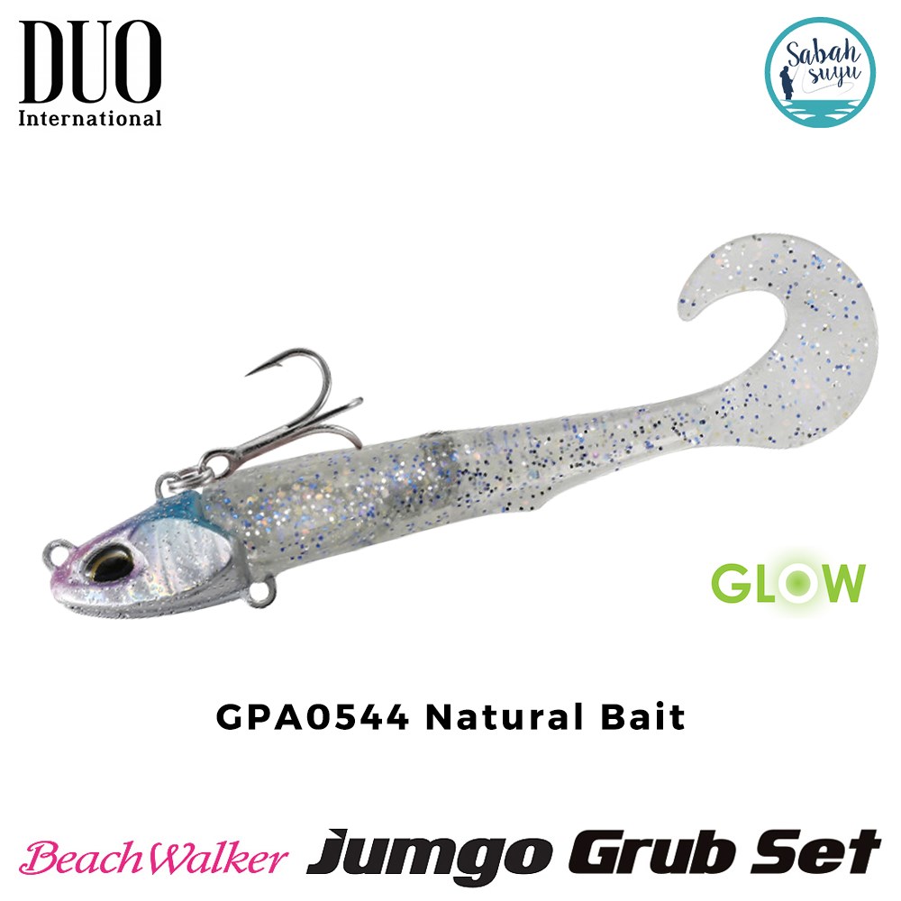Duo Beach Walker Jumgo Grub Set 8cm 27gr GPA0544 Natural Bait