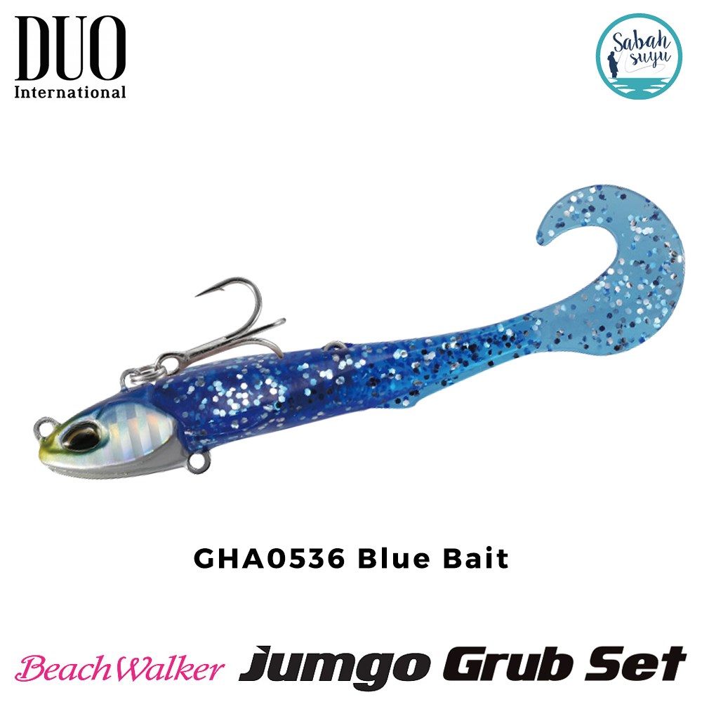 Duo Beach Walker Jumgo Grub Set 8cm 27gr GHA0536 Blue Bait
