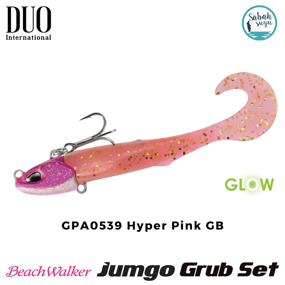 Duo Beach Walker Jumgo Grub Set 8cm 27gr GPA0539 Hyper Pink GB