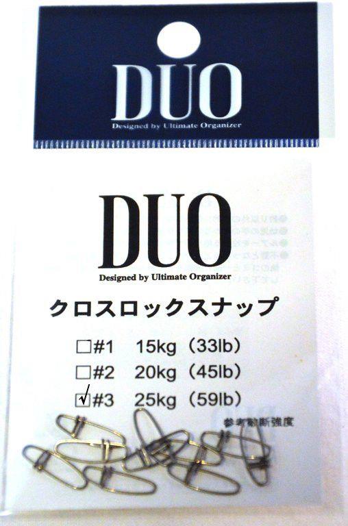 Duo Cross Lock Klips NO:3  25KG (59LB)