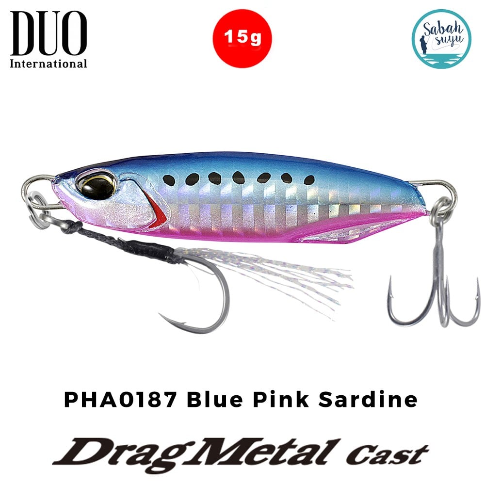 Duo Drag Metal Cast Jig 15gr. PHA0187 Blue Pink Sardine