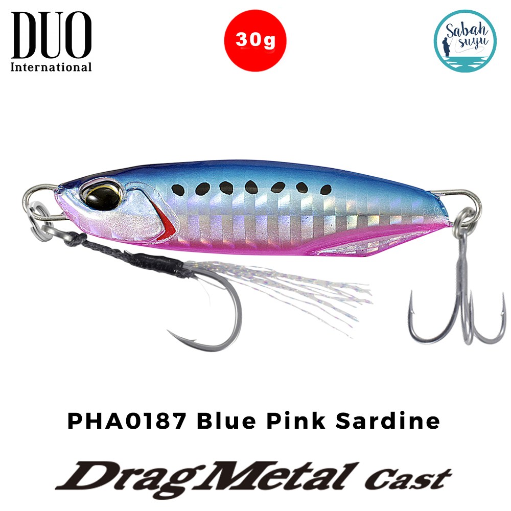 Duo Drag Metal Cast Jig 30gr. PHA0187 Blue Pink Sardine
