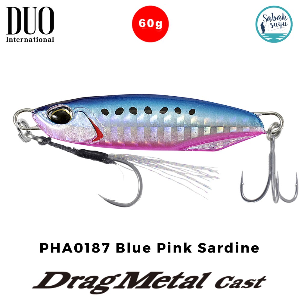 Duo Drag Metal Cast Jig 60gr. PHA0187 Blue Pink Sardine