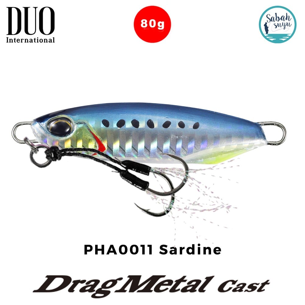 Duo Drag Metal Cast Jig 80gr. PHA0011 Sardine