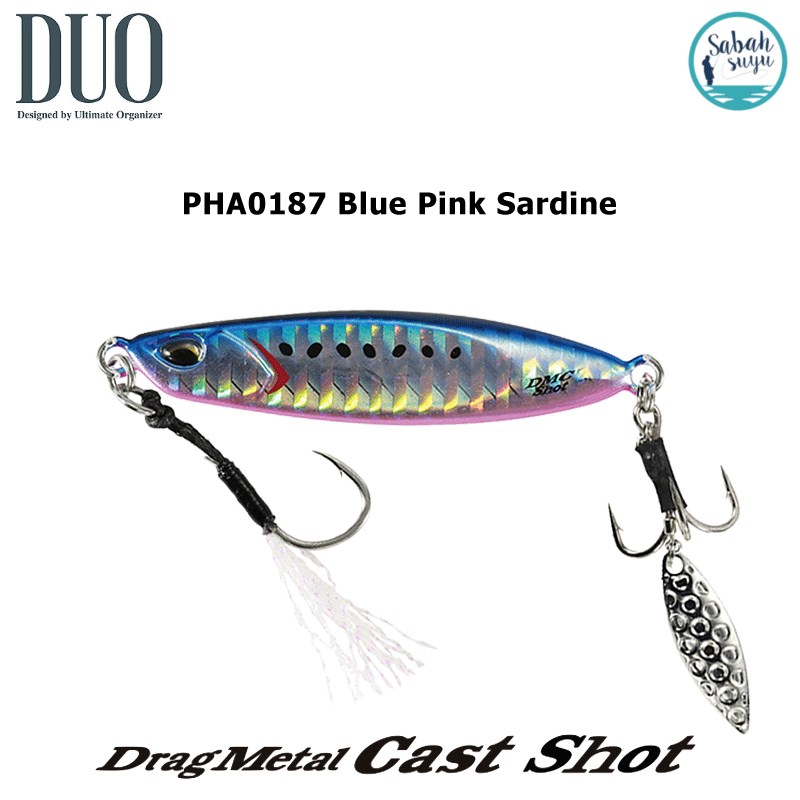 Duo Drag Metal Cast Shot Jig 40gr. PHA0187 Blue Pink Sardine