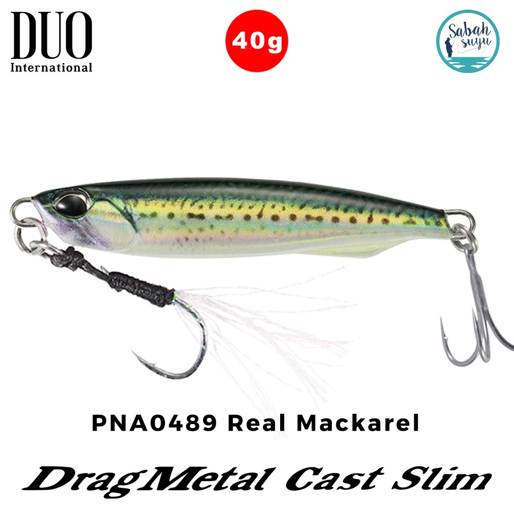 Duo Drag Metal Cast Slim Jig 40gr. PNA0489 Real Mackarel