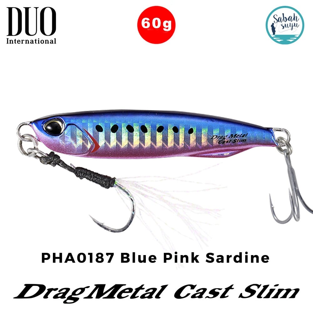 Duo Drag Metal Cast Slim Jig 60gr. PHA0187 Blue Pink Sardine