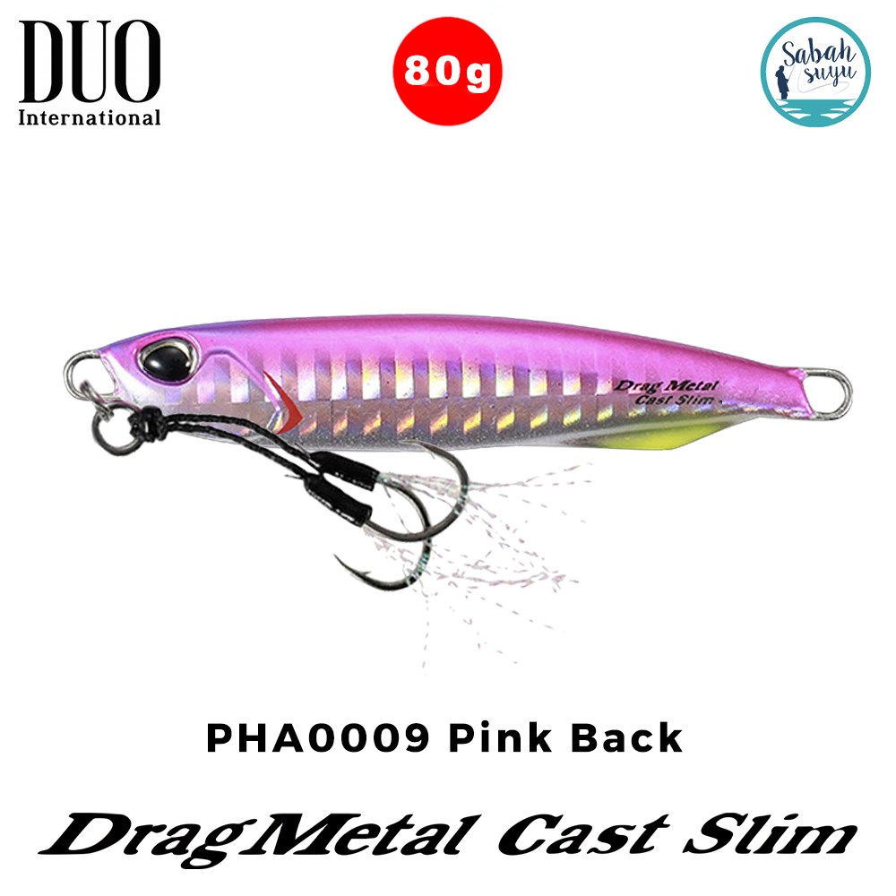 Duo Drag Metal Cast Slim Jig 80gr. PHA0009 Pink Back