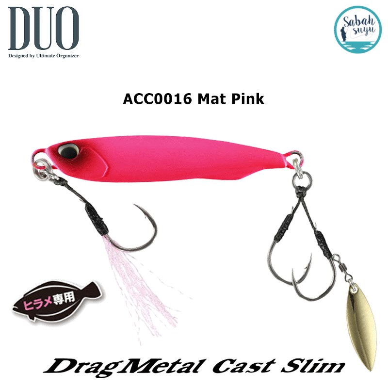 Duo Drag Metal Cast Slim Jig Hirame 40gr ACC0016 Mat Pink
