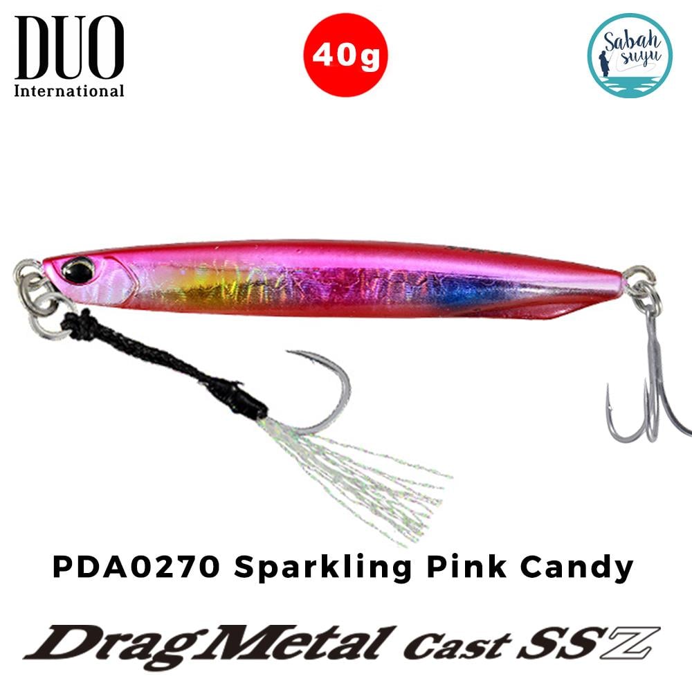 Duo Drag Metal Cast Super Slim SSZ Jig 40Gr. PDA0270 Sparkling Pink Candy