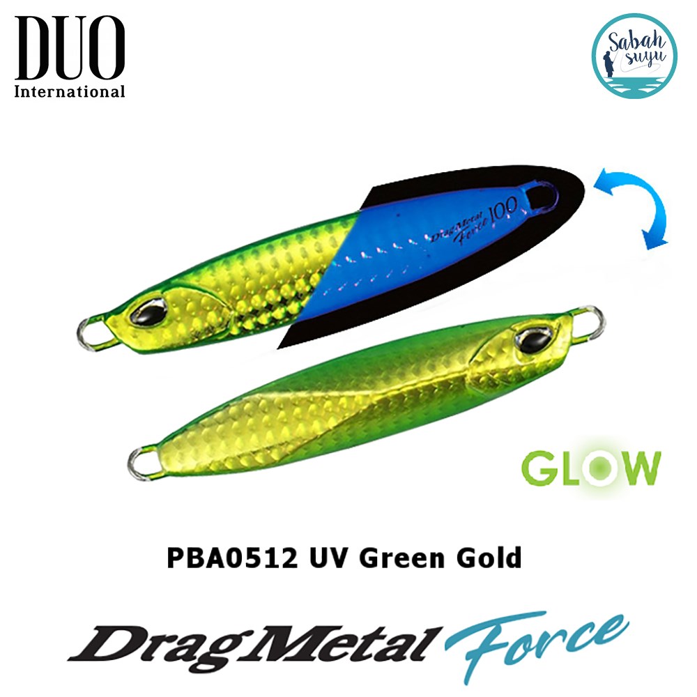 Duo Drag Metal Force Jig 150gr. 97mm PBA0512 UV Green Gold