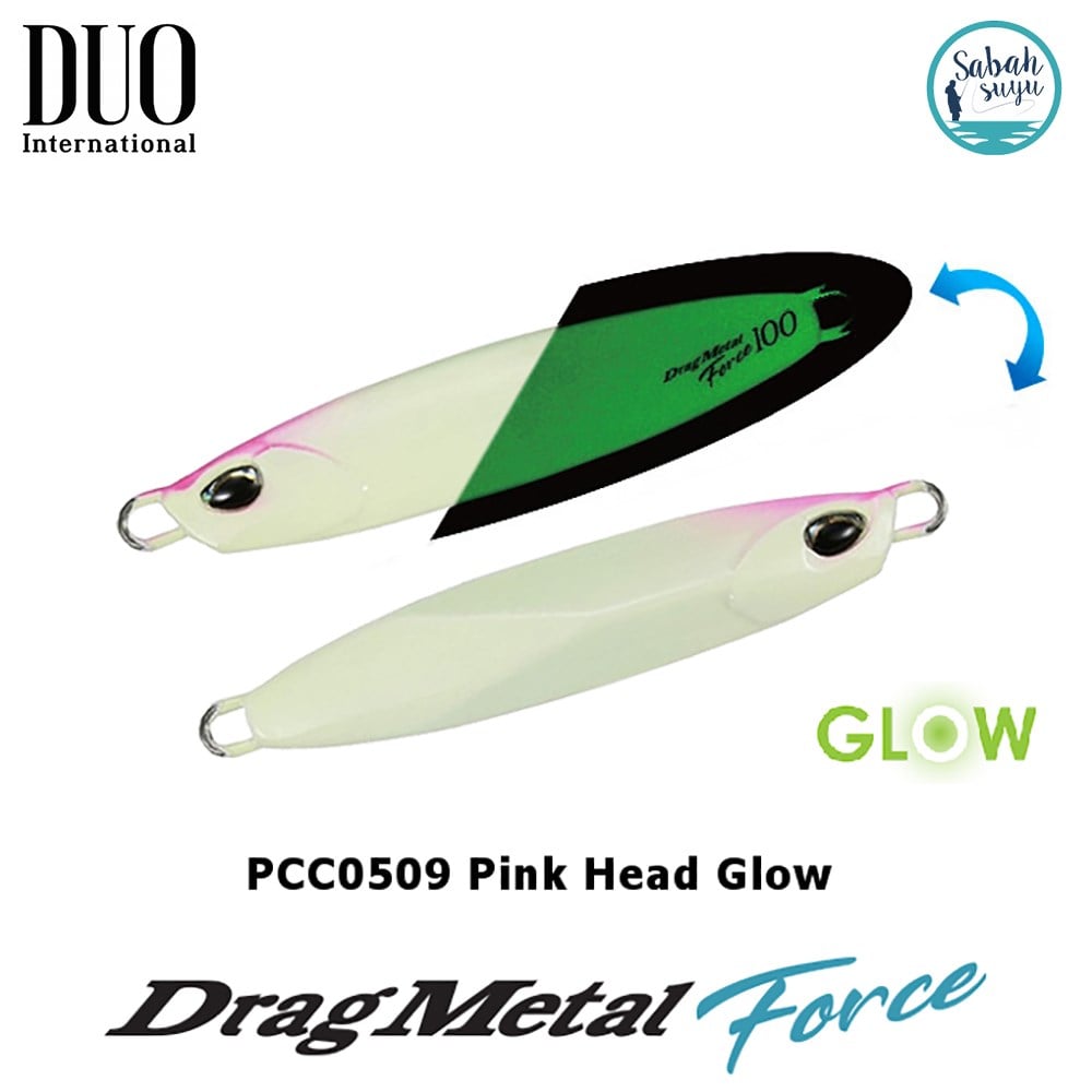 Duo Drag Metal Force Jig 150gr. 97mm PCC0509 Pink Head Glow
