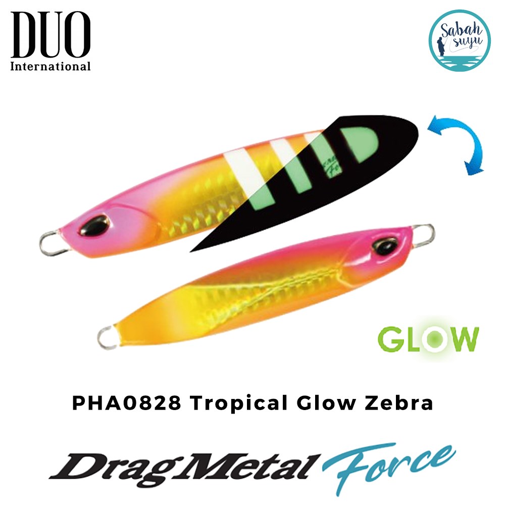 Duo Drag Metal Force Jig 80gr. 80mm PHA0828 Tropical Glow Zebra
