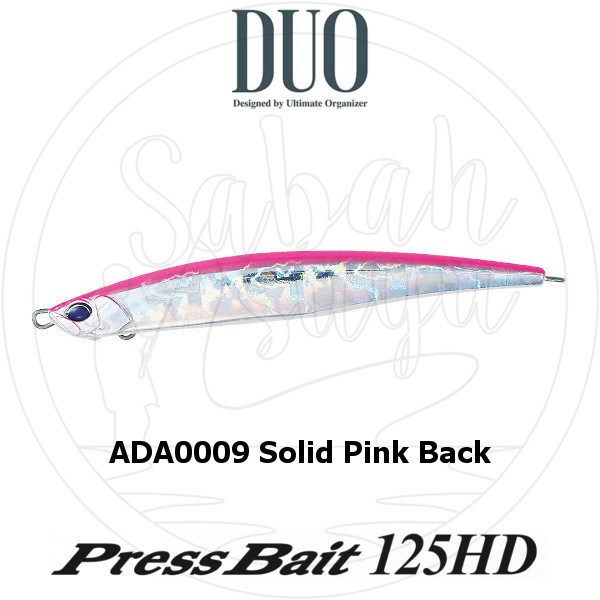 Duo Press Bait 125 HD (Heavy Duty) ADA0009 Solid Pink Back