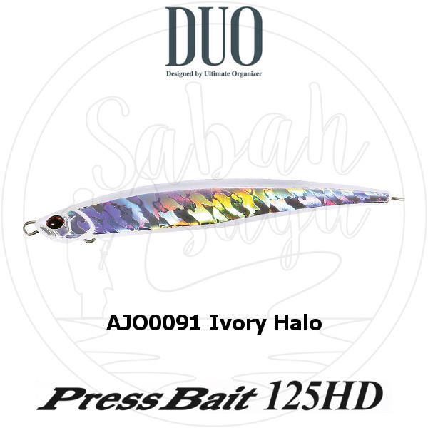 Duo Press Bait 125 HD (Heavy Duty) AJO0091 Ivory Halo