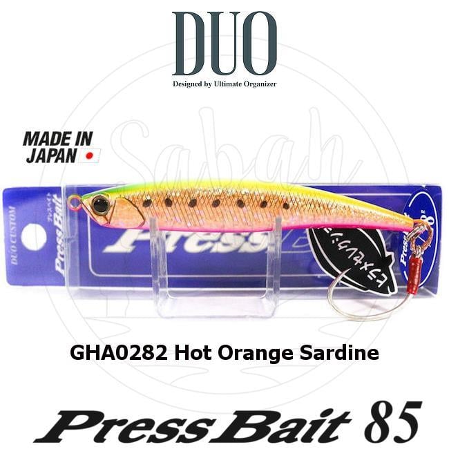 Duo Press Bait 85 GHA0282 Hot Orange Sardine