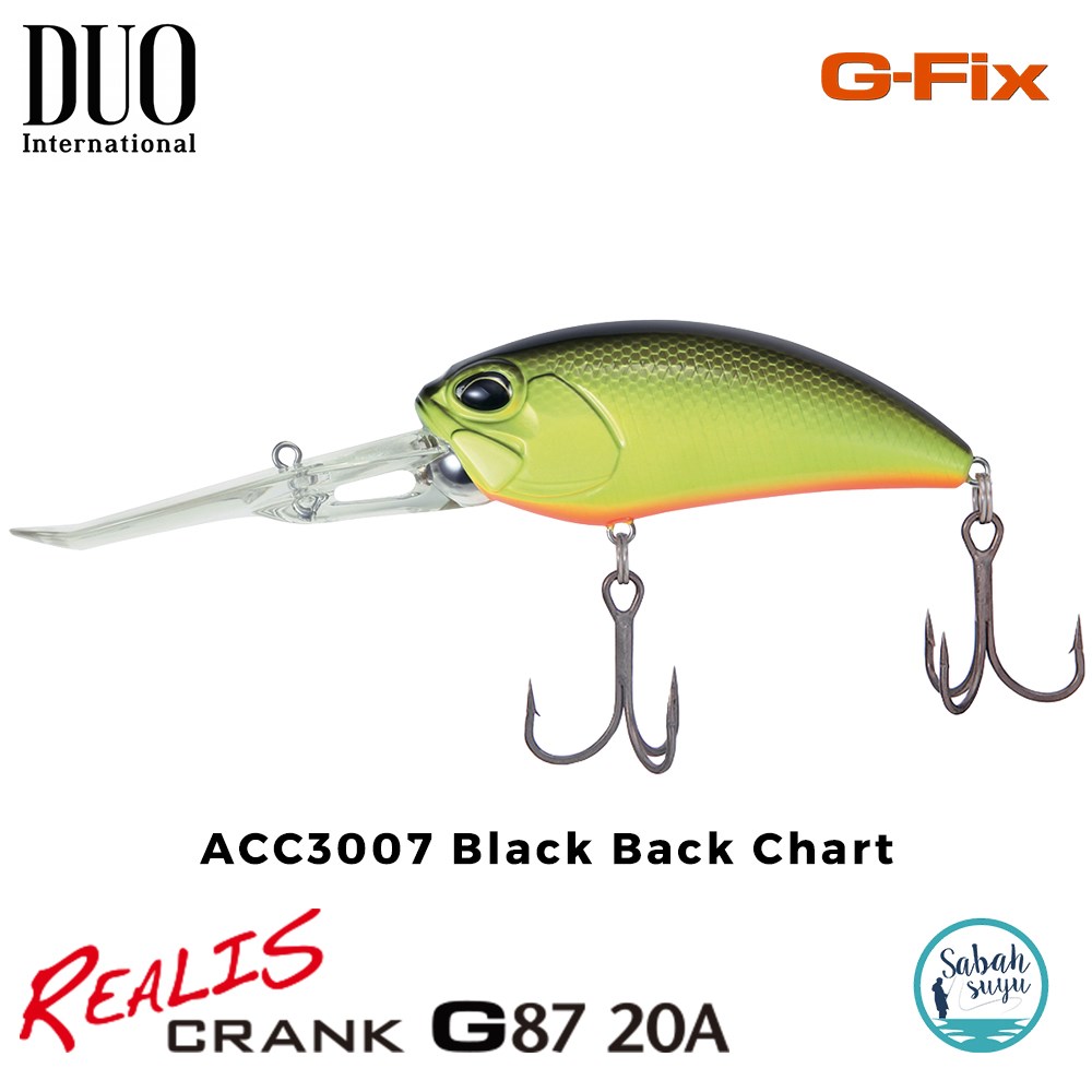 Duo Realis Crank G87 20A ACC3007 Black Back Chart
