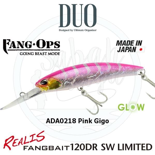 Duo Realis Fang Bait 120DR SW ADA0218 Pink Gigo