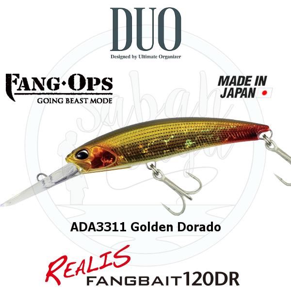 Duo Realis Fang Bait 120DR SW ADA3311 Golden Dorado