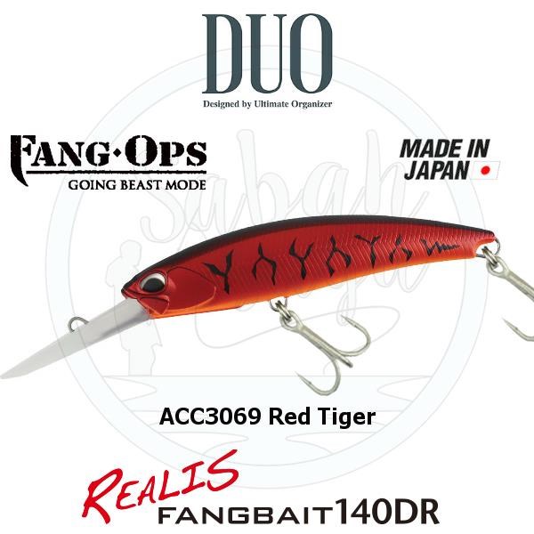 Duo Realis Fang Bait 140DR ACC3069 Red Tiger