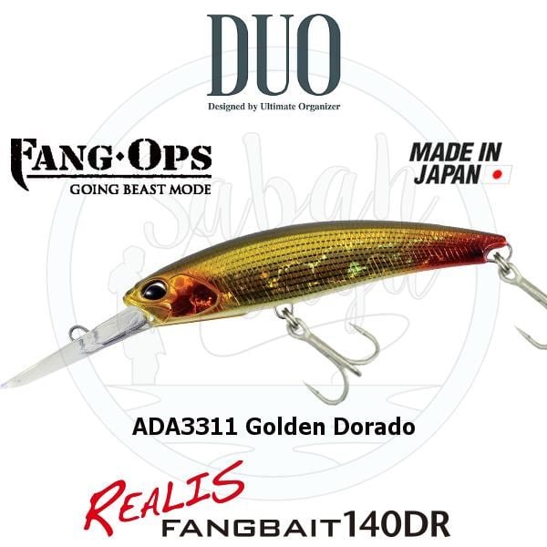 Duo Realis Fang Bait 140DR ADA3311 Golden Dorado