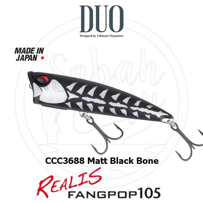 Duo Realis Fang Pop 105 Popper CCC3688 Matt Black Bone