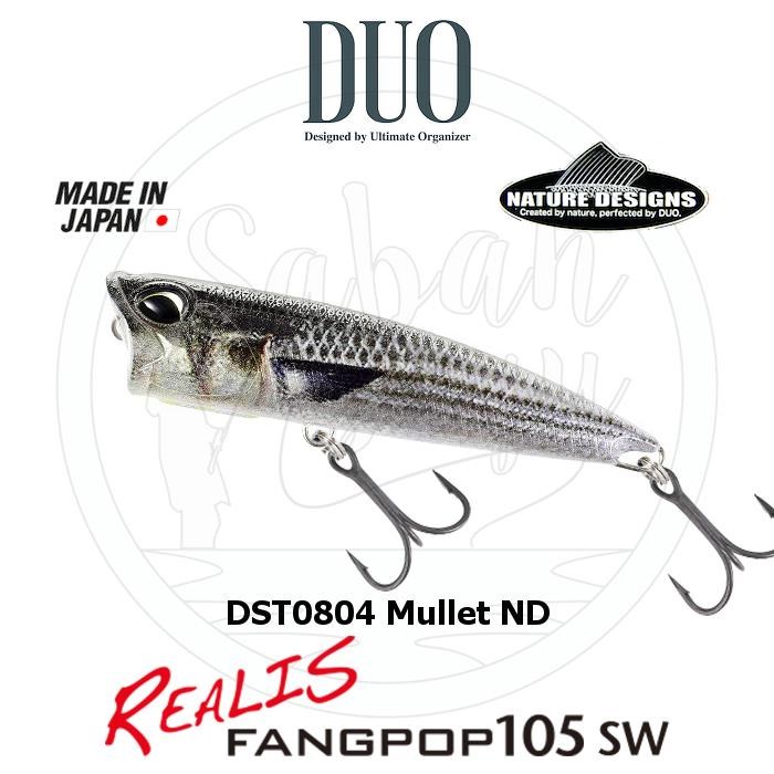 Duo Realis Fang Pop 105 SW Popper DST0804 Mullet ND