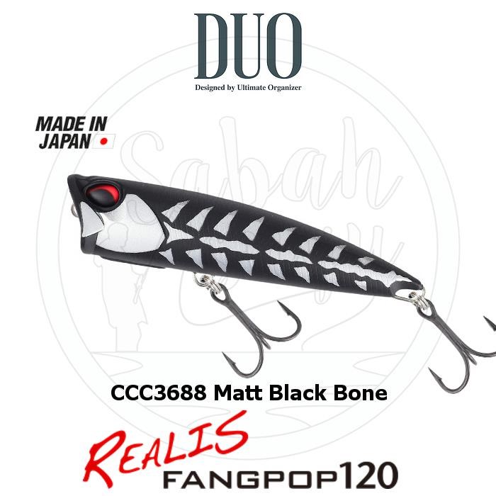 Duo Realis Fang Pop 120 Popper CCC3688 Matt Black Bone