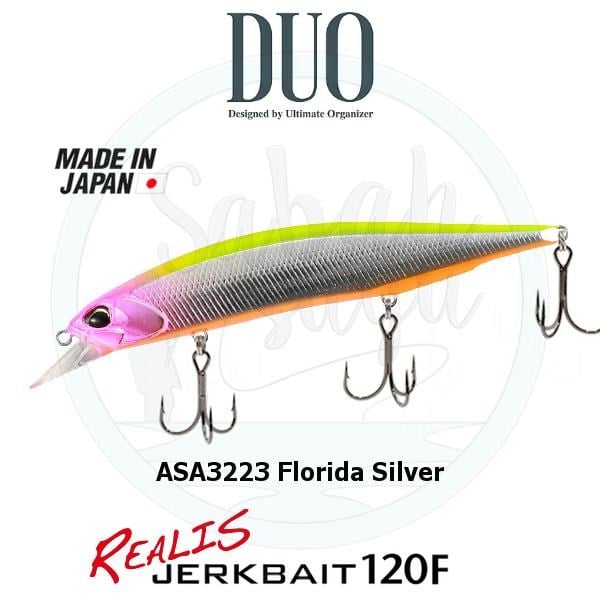 Duo Realis Jerkbait 120F ASA3223 Florida Silver Sahte Balık