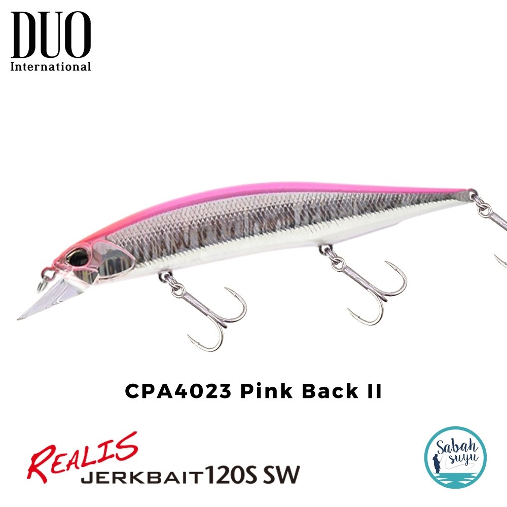 Duo Realis Jerkbait 120S SW CPA4023 Pink Back II