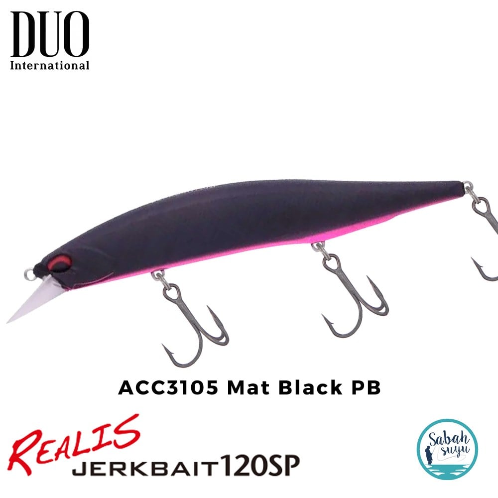 Duo Realis Jerkbait 120SP ACC3105 Mat Black PB