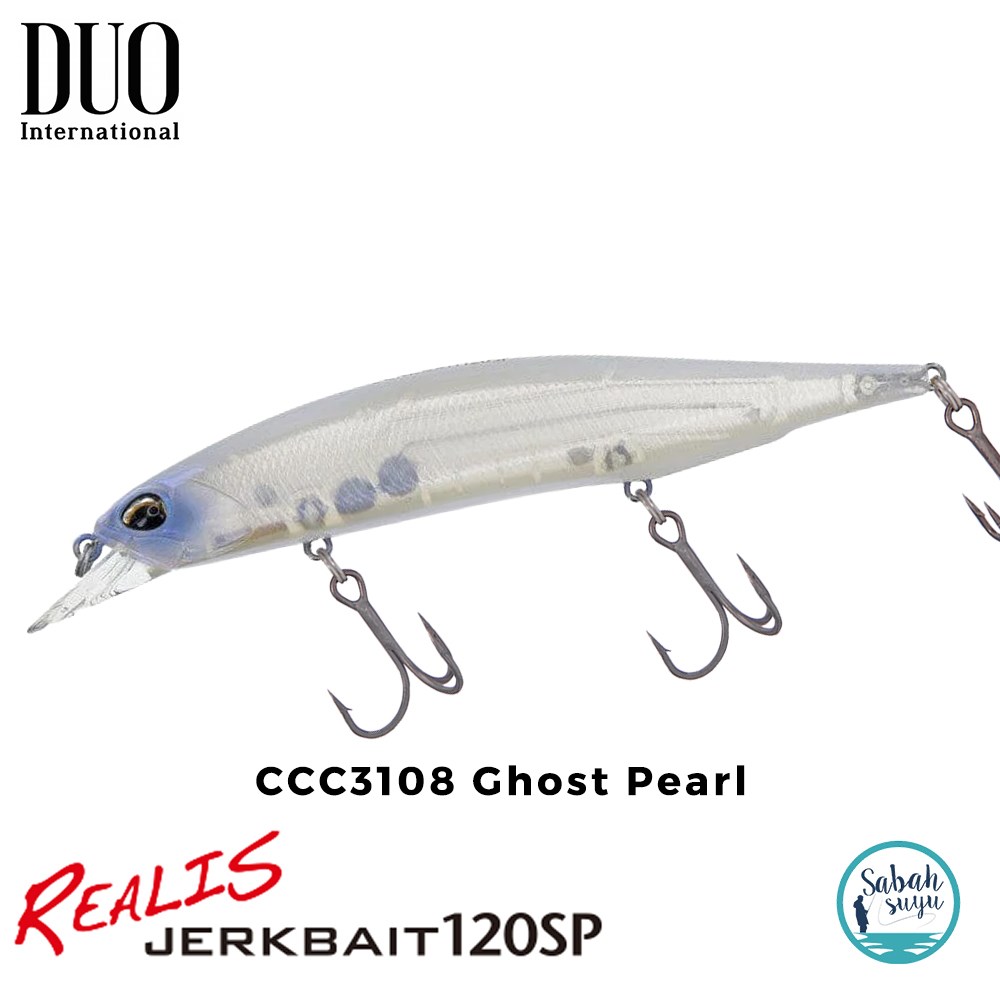 Duo Realis Jerkbait 120SP CCC3108 Ghost Pearl