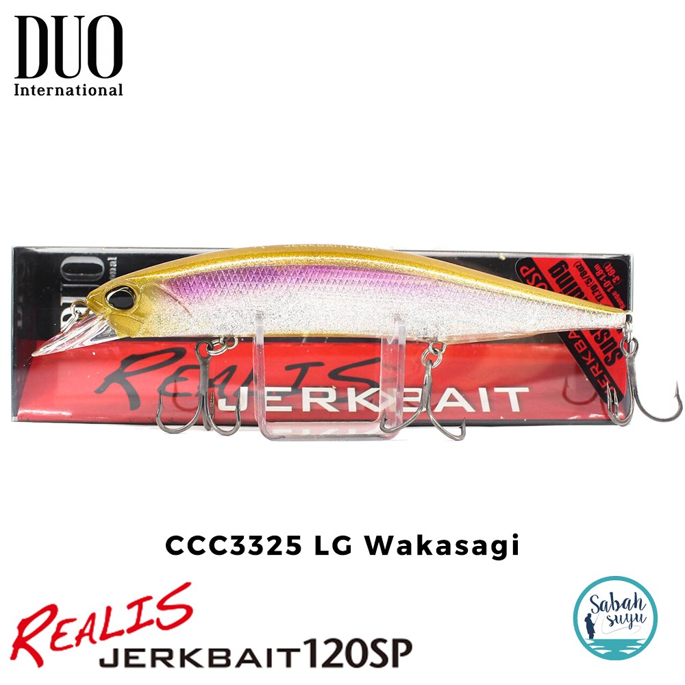 Duo Realis Jerkbait 120SP CCC3325 LG Wakasagi