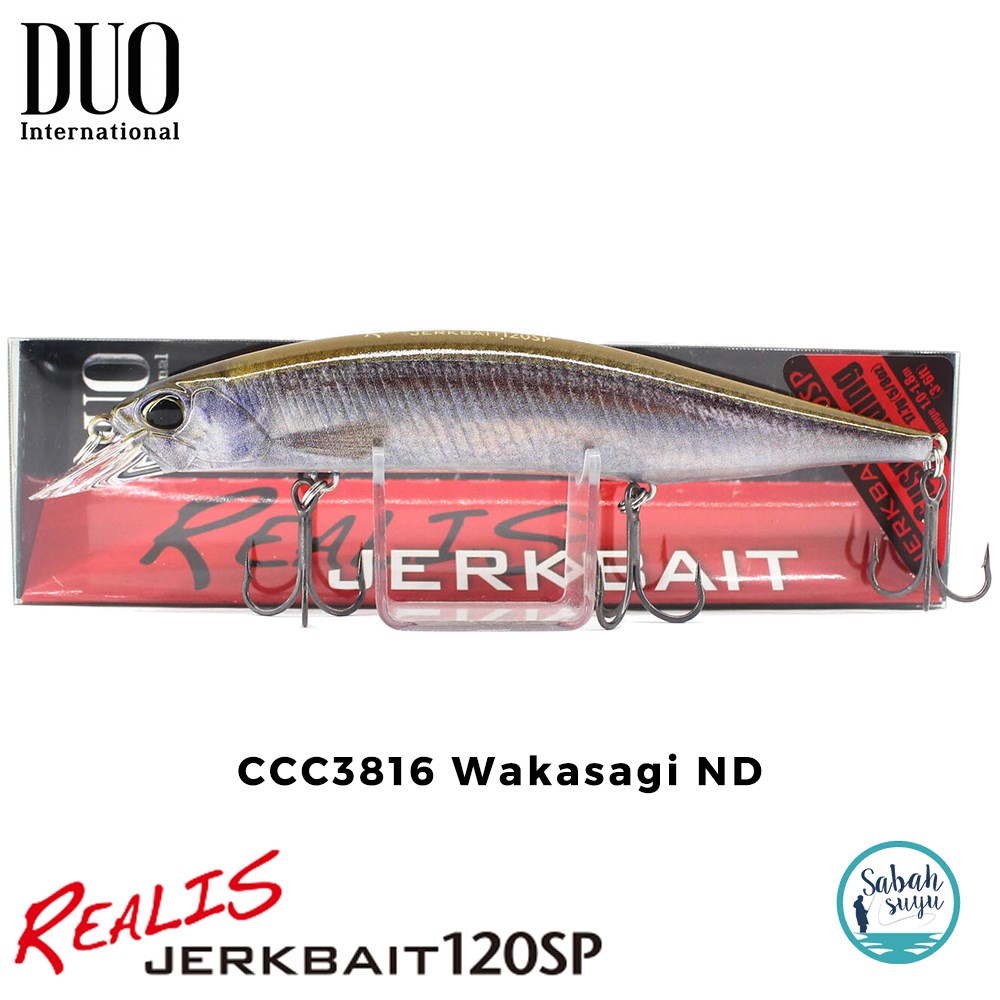Duo Realis Jerkbait 120SP CCC3816 Wakasagi ND