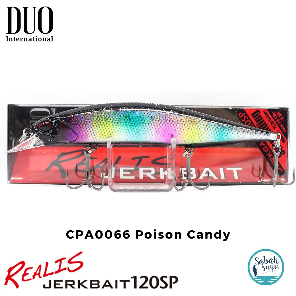 Duo Realis Jerkbait 120SP CPA0066 Poison Candy
