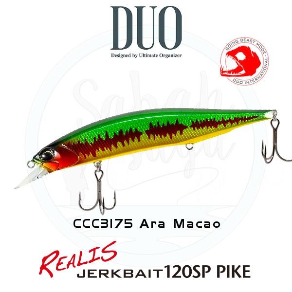 Duo Realis Jerkbait 120SP Pike CCC3175 Ara Macao