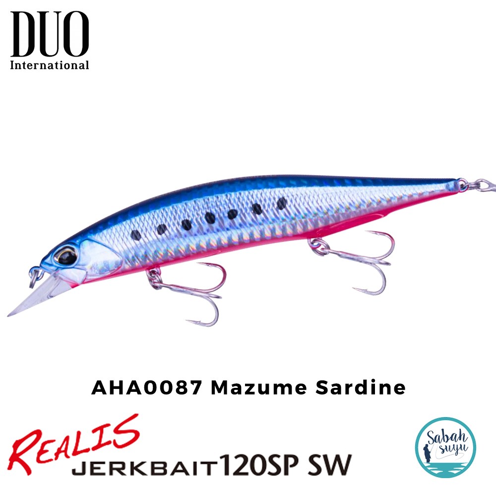 Duo Realis Jerkbait 120SP SW AHA0087 Mazume Sardine