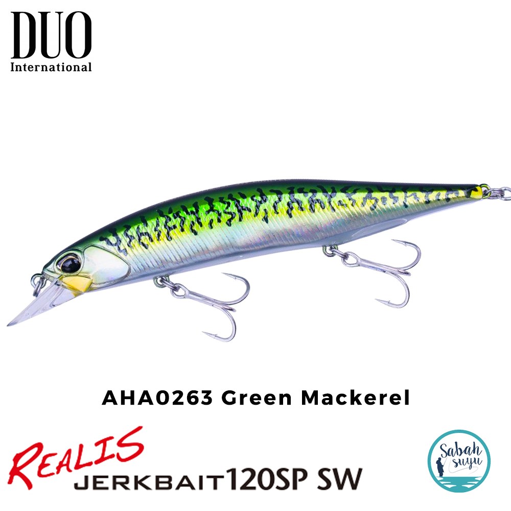 Duo Realis Jerkbait 120SP SW AHA0263 Green Mackerel