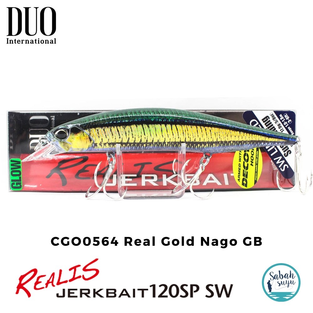 Duo Realis Jerkbait 120SP SW CGO0564 Real Gold Nago GB