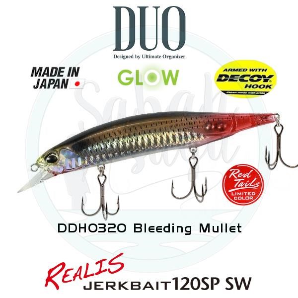 Duo Realis Jerkbait 120SP SW DDH0320 Bleeding Mullet Sahte Balık